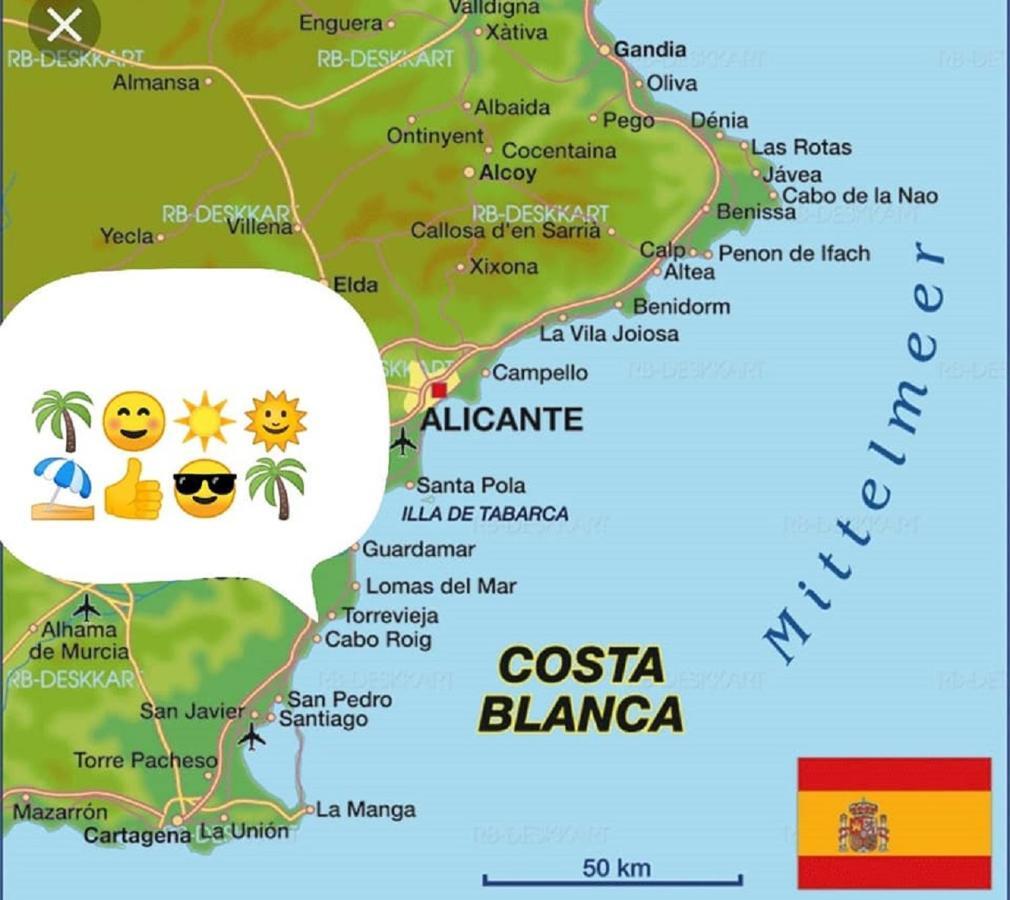 Los Almendricos Appartment - 3 Bedrooms Orihuela Costa Dehesa de Campoamor  المظهر الخارجي الصورة